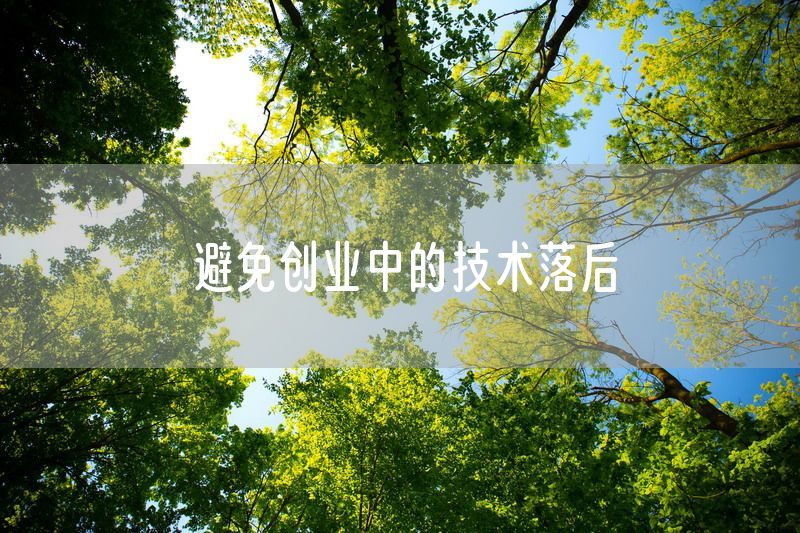 避免创业中的技术落后