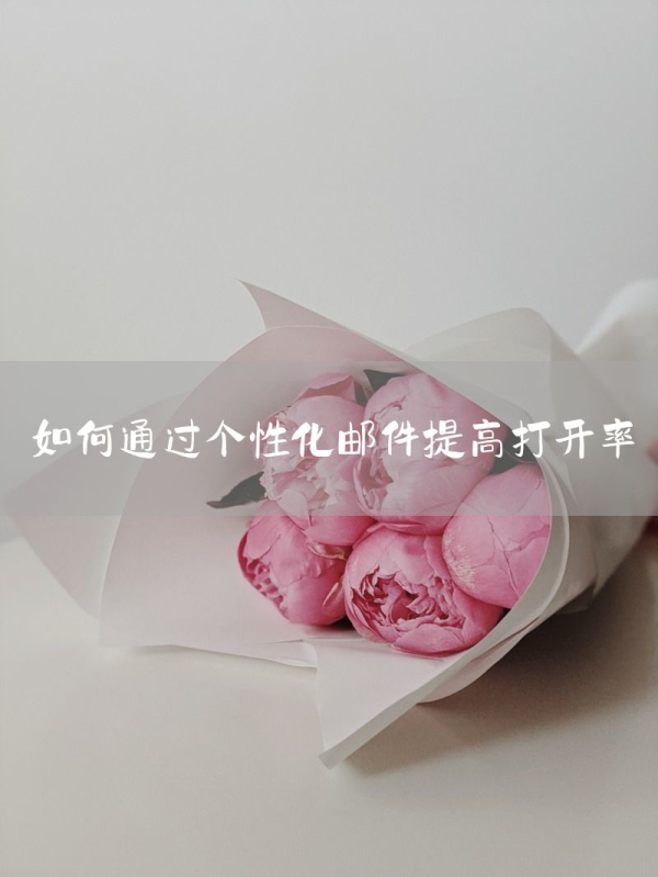 如何通过个性化邮件提高打开率