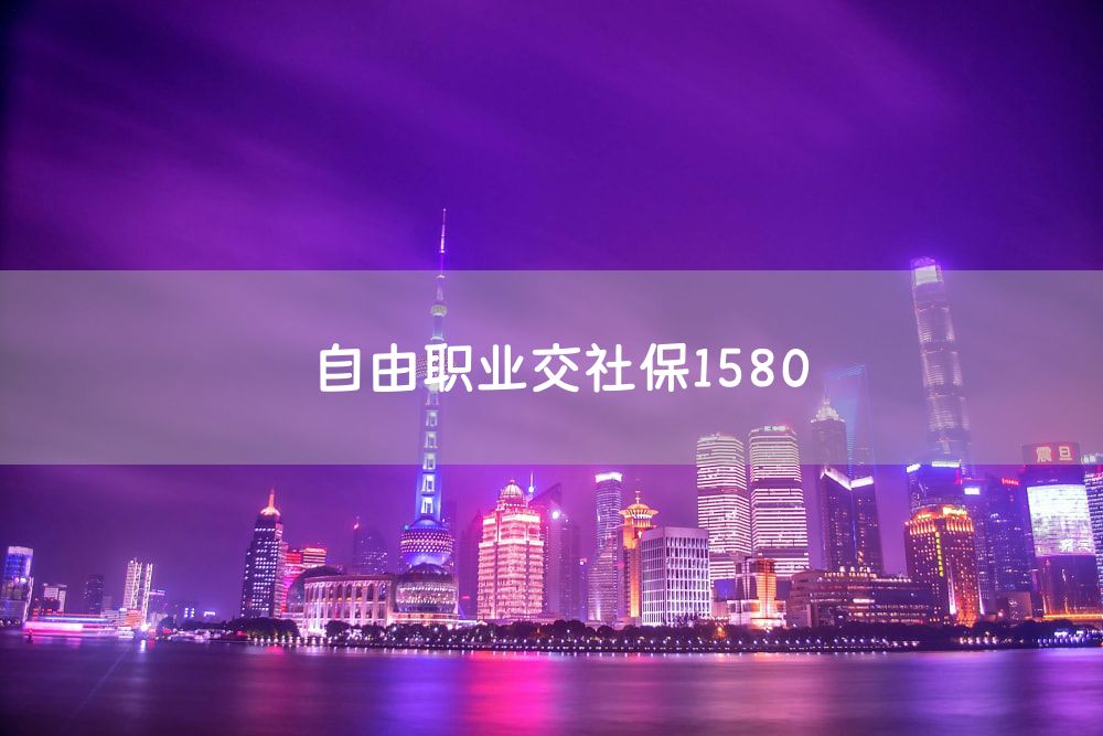 自由职业交社保1580