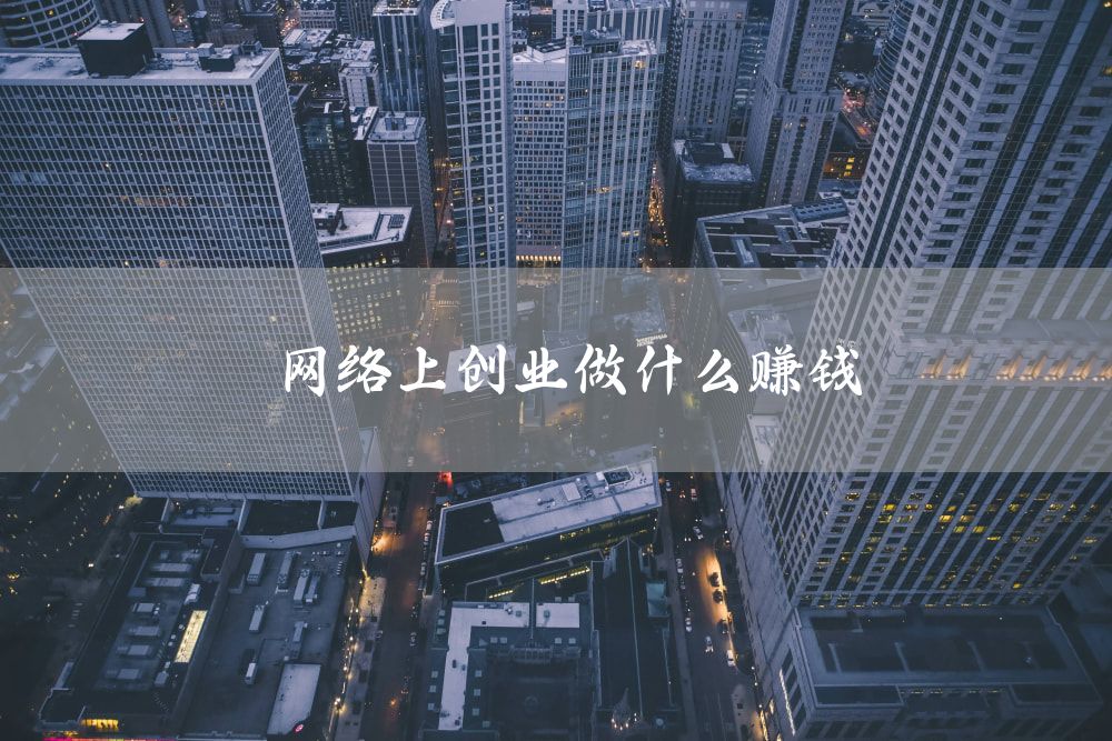 网络上创业做什么赚钱