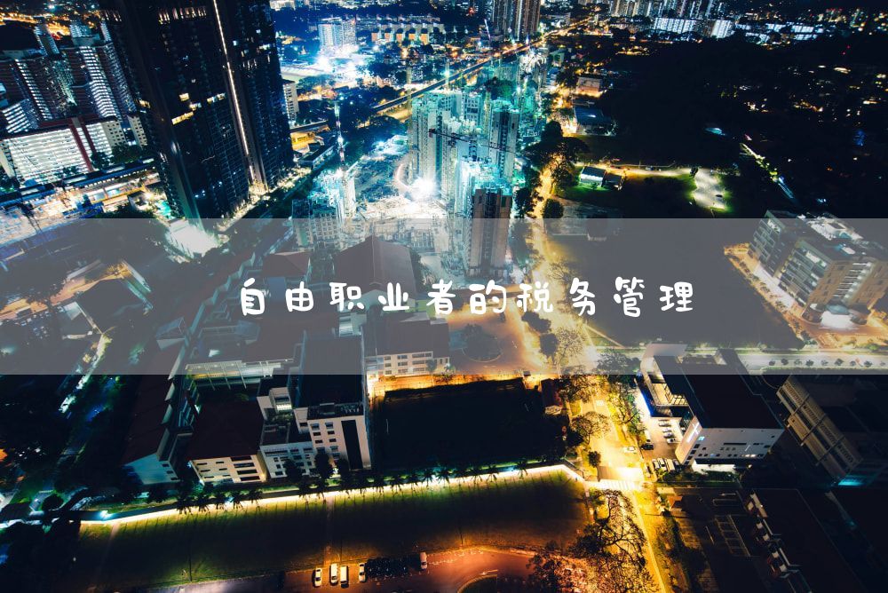 自由职业者的税务管理