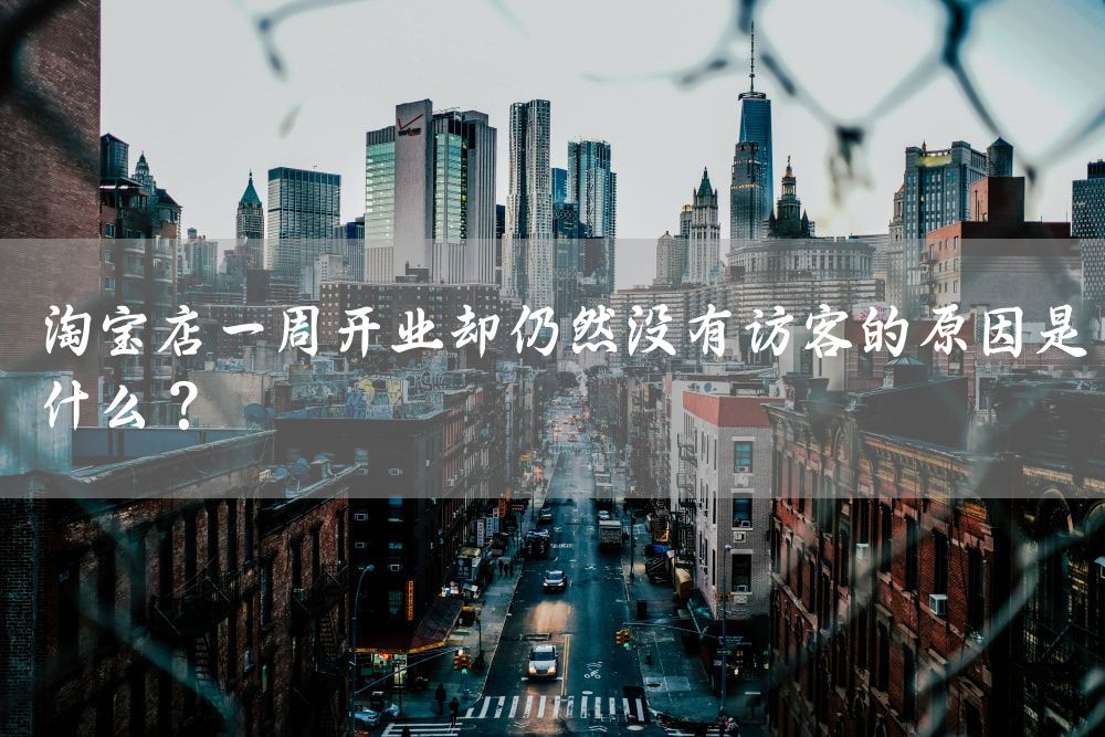 淘宝店一周开业却仍然没有访客的原因是什么？