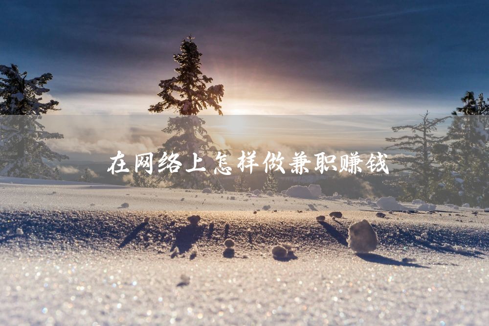 在网络上怎样做兼职赚钱