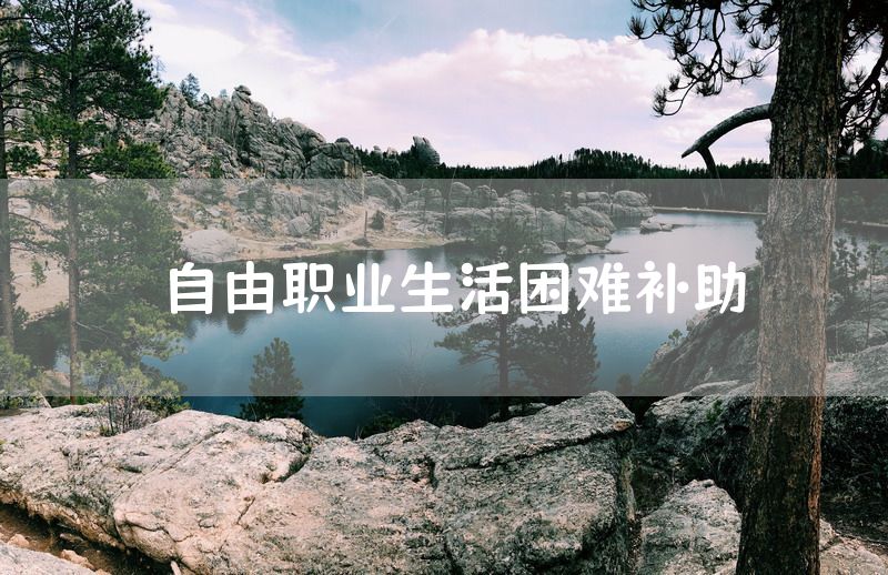 自由职业生活困难补助