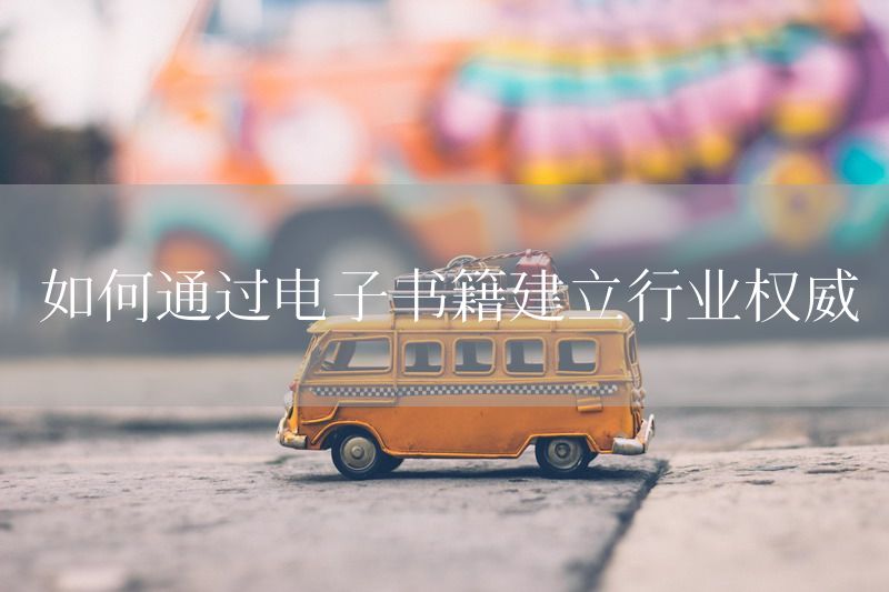 如何通过电子书籍建立行业权威