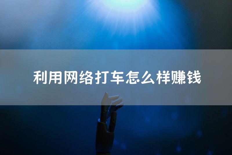 利用网络打车怎么样赚钱