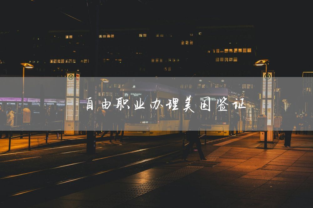 自由职业办理美国签证