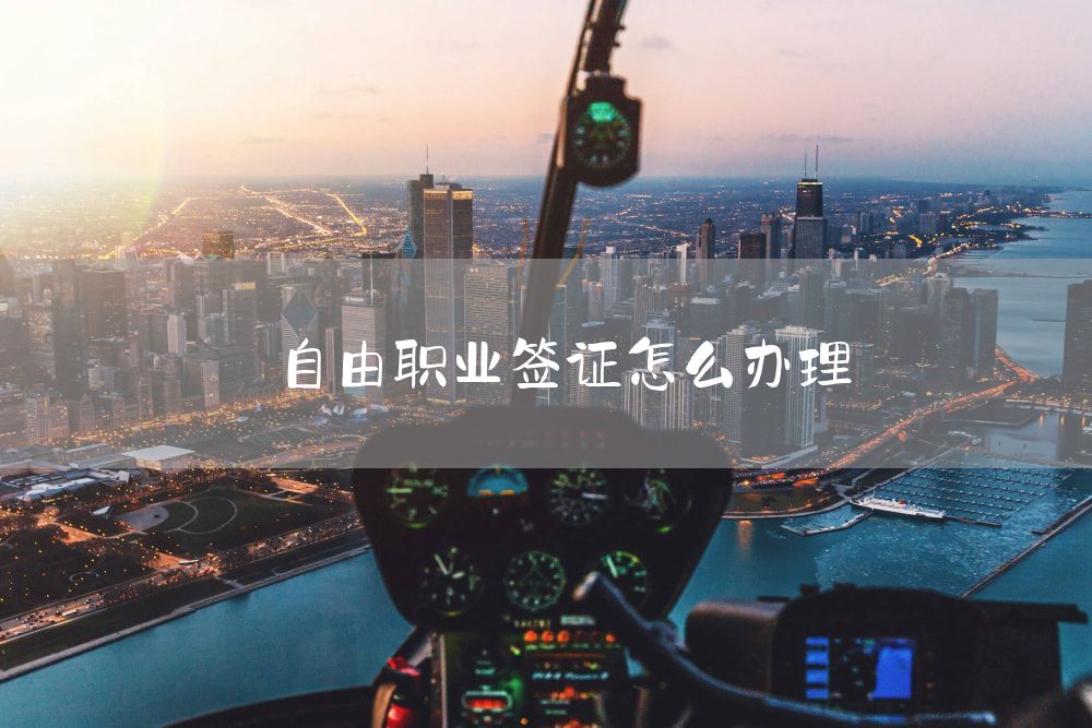 自由职业签证怎么办理