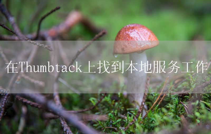 在Thumbtack上找到本地服务工作