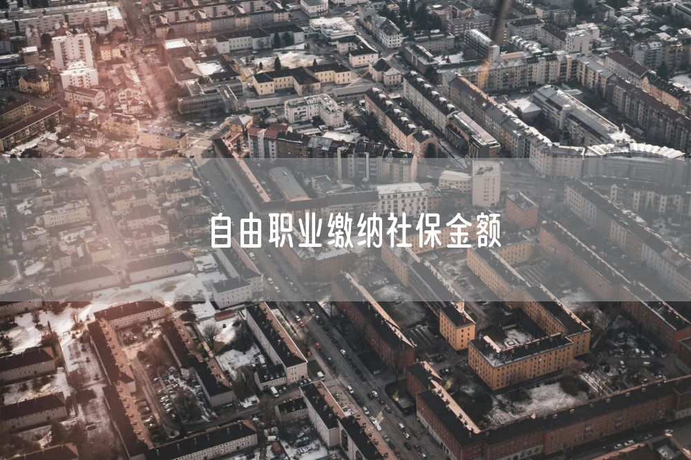 自由职业缴纳社保金额