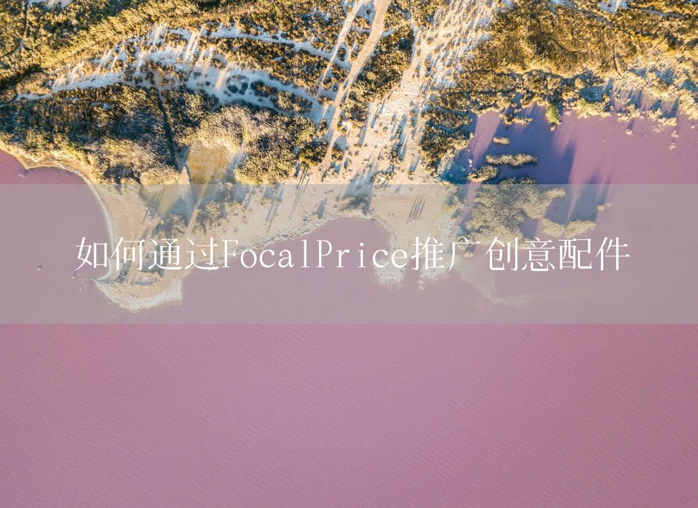 如何通过FocalPrice推广创意配件