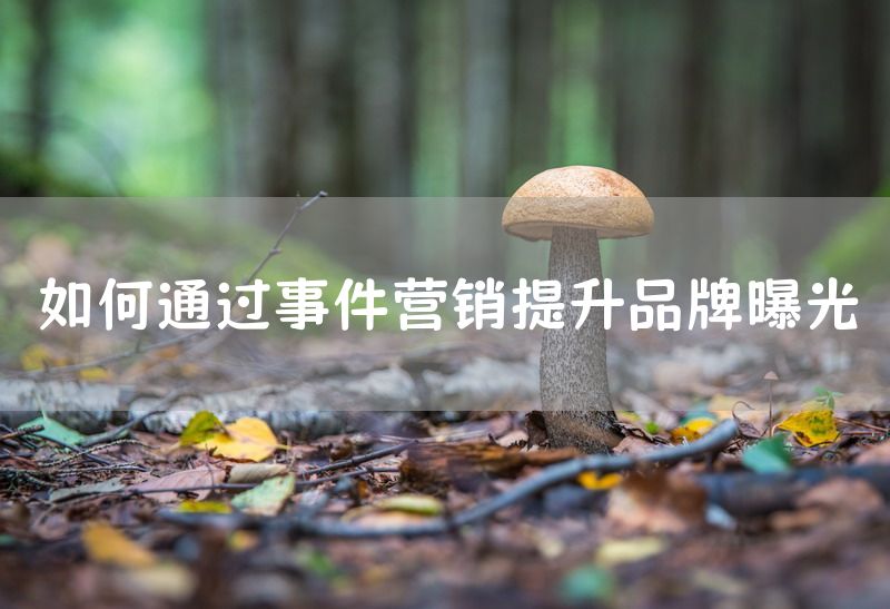 如何通过事件营销提升品牌曝光