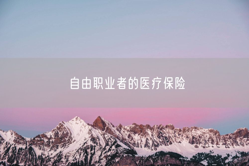 自由职业者的医疗保险