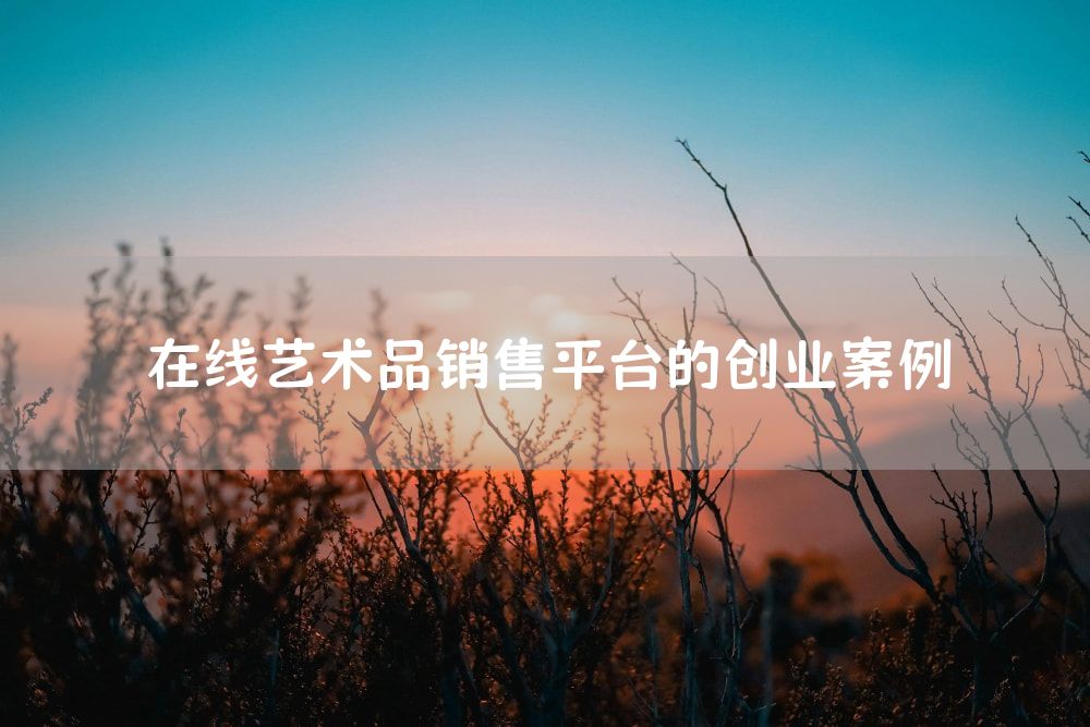 在线艺术品销售平台的创业案例