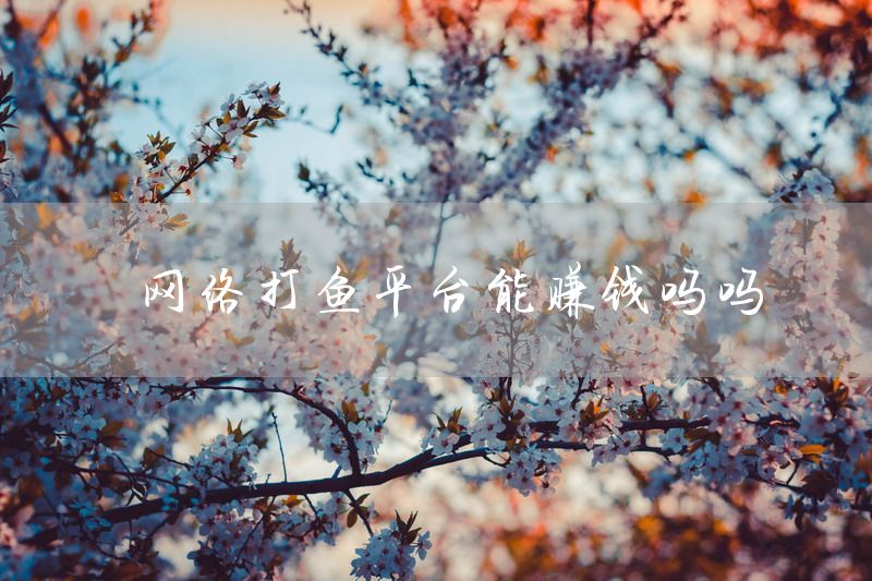 网络打鱼平台能赚钱吗吗