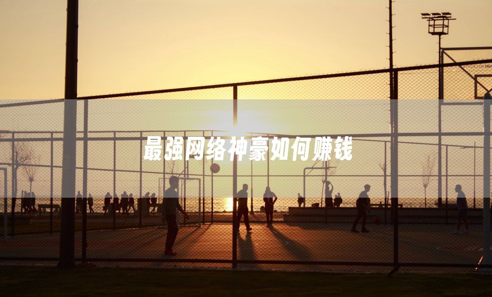 最强网络神豪如何赚钱