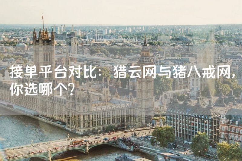 接单平台对比：猎云网与猪八戒网，你选哪个？