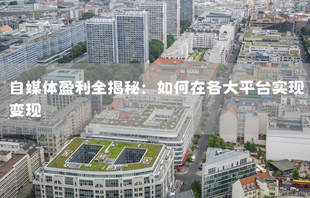 自媒体盈利全揭秘：如何在各大平台实现变现
