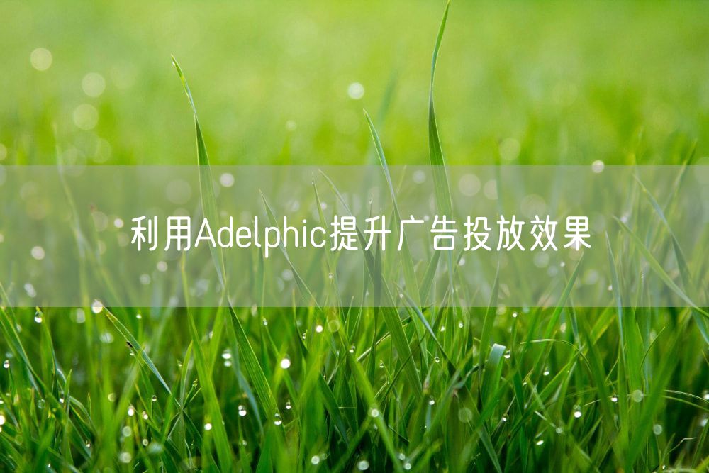 利用Adelphic提升广告投放效果