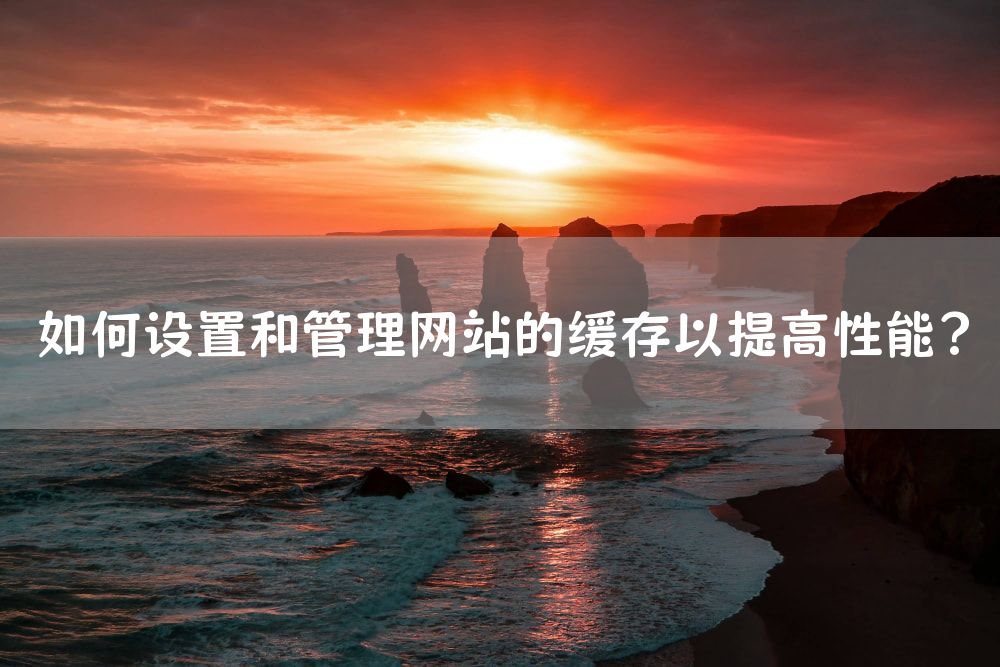 如何设置和管理网站的缓存以提高性能？