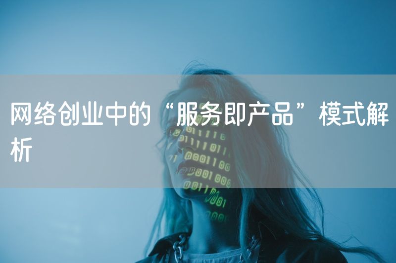 网络创业中的“服务即产品”模式解析