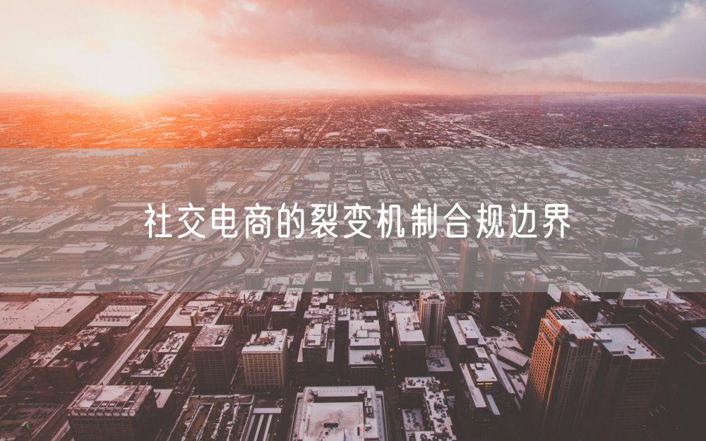 社交电商的裂变机制合规边界