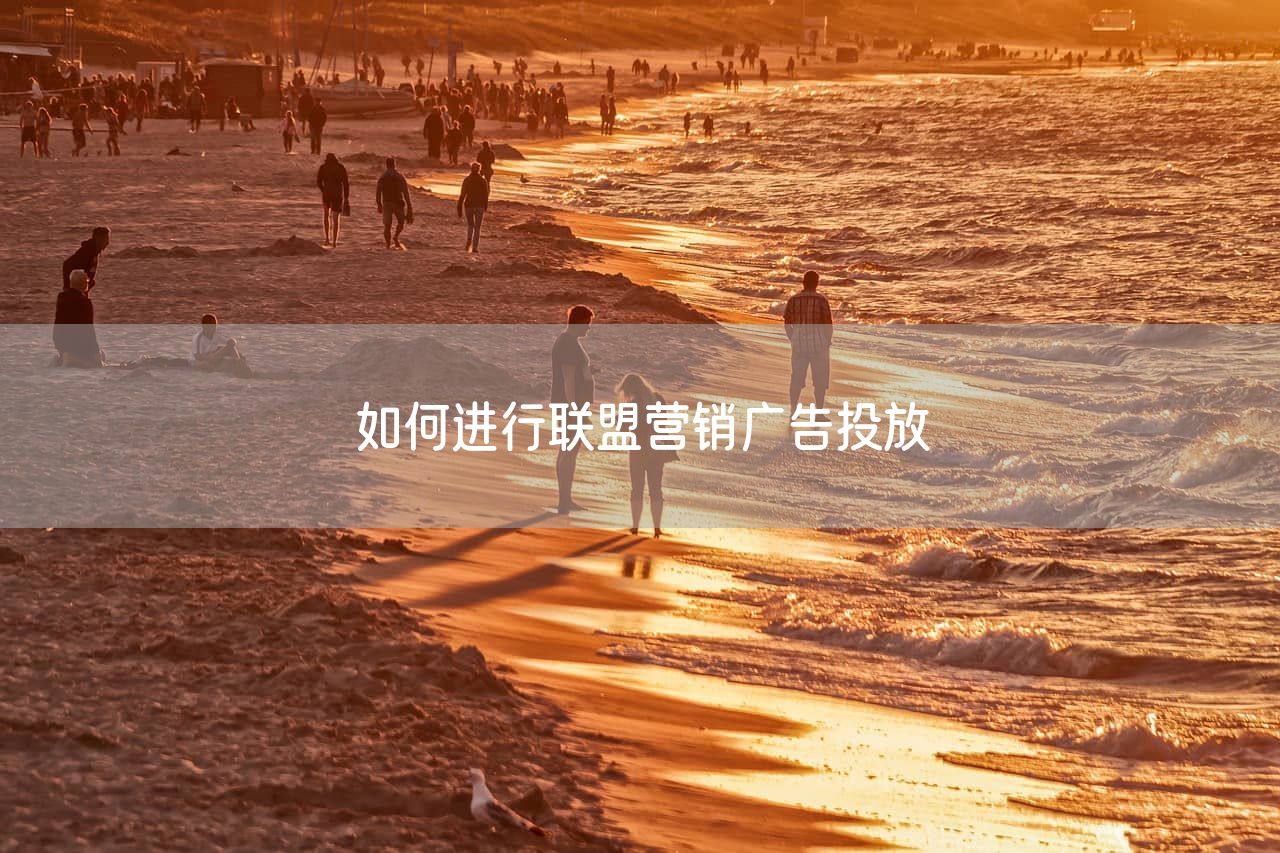 如何进行联盟营销广告投放
