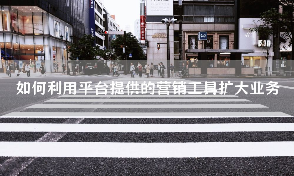 如何利用平台提供的营销工具扩大业务
